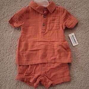Old Navy New Baby Short Set